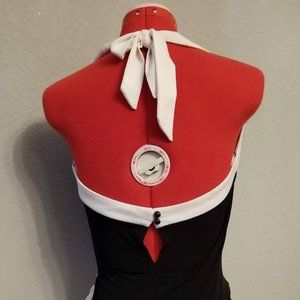 Black and White Wrap Dress